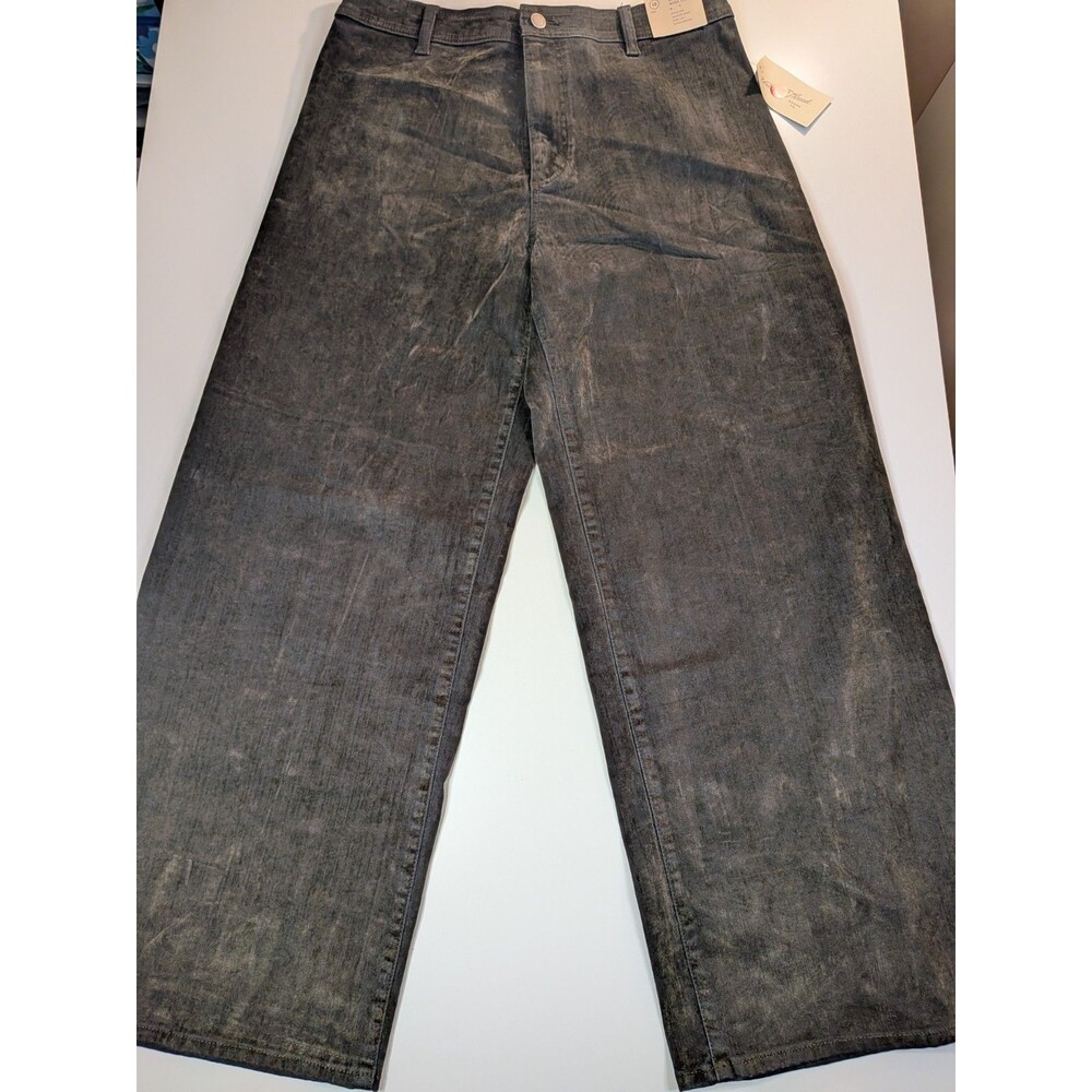 Universal Thread Women's 12R High Rise Sailor Wide Leg Jeans Olive Green NWT